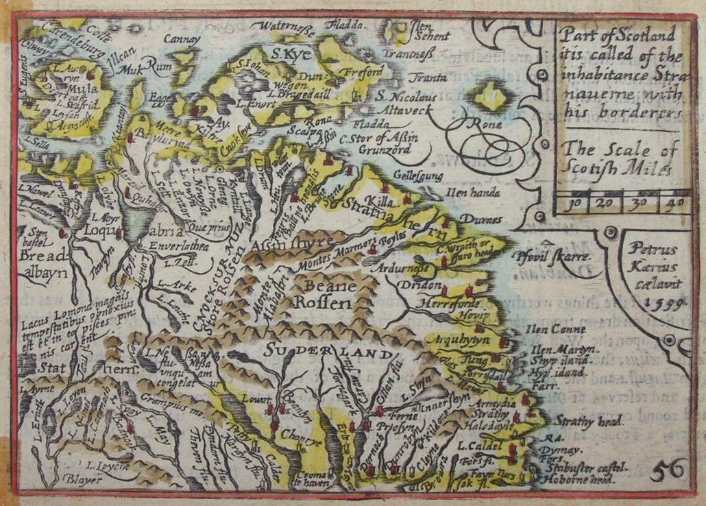 Map of Scotland - Keere